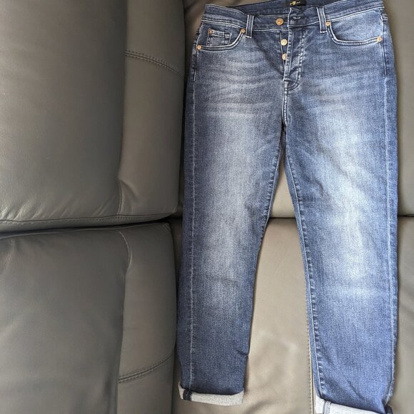 Left hand button fly 7fam - Josefina Ankle Jean - sz.27 - Picture 2 of 16